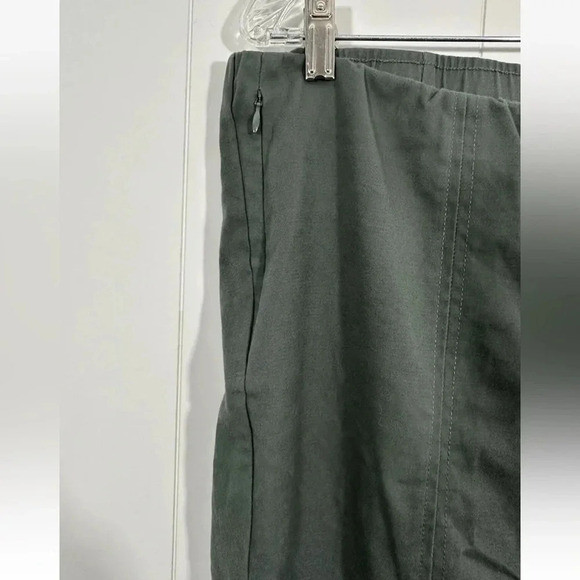 J. Jill Essential Cotton Stretch Green Pants Size 15 Petite - Picture 4 of 9